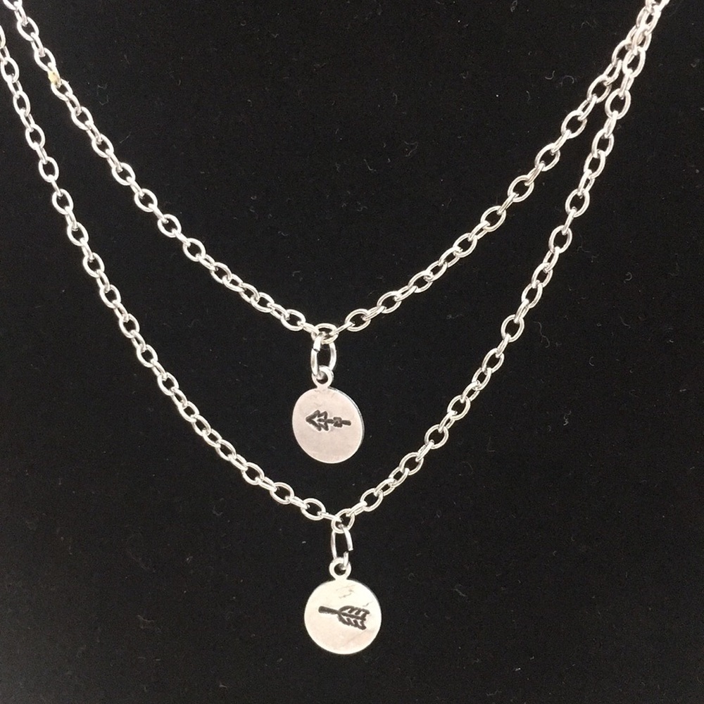 Broken arrow necklaces